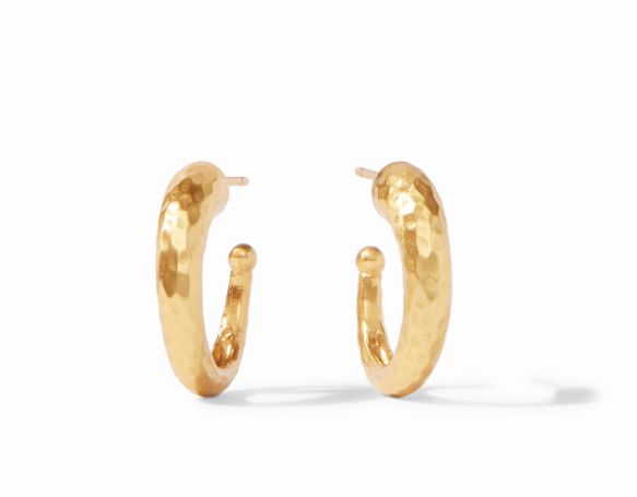 Hammered Hoop - Gold