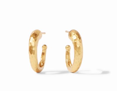 Hammered Hoop - Gold