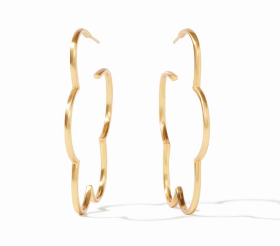Gardenia Hoop - Gold