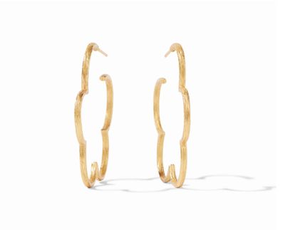 Gardenia Textured Hoop