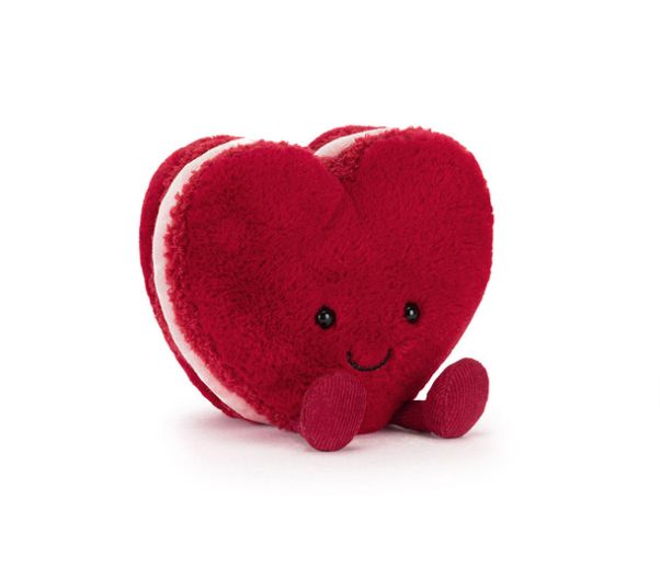 Amuseables Arlette Heart Macaron (Red)