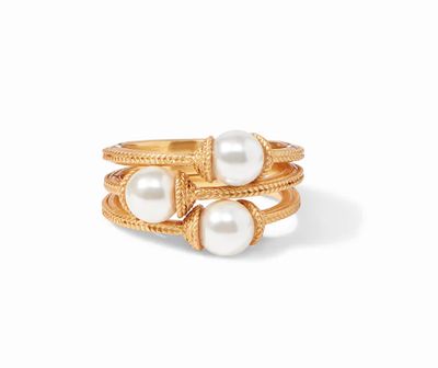 Calypso Pearl Stacking Rings