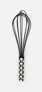 Courtly Check Large Whisk - Black