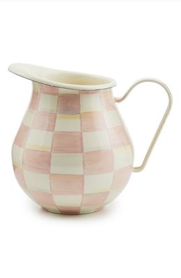 Rosy Check Enamel Pitcher