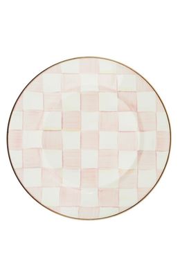 Rosy Check Dinner Plate