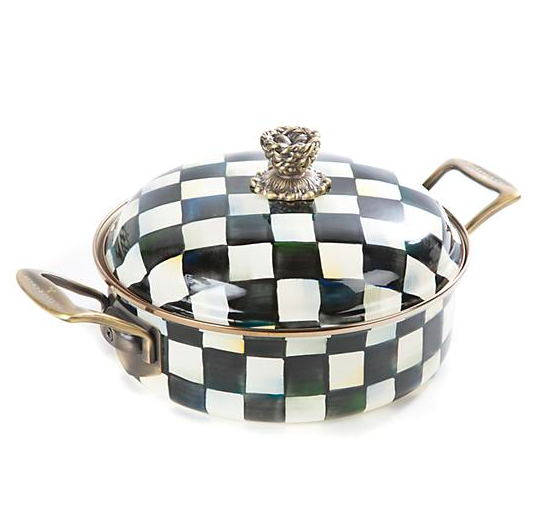 Courtly Check Enamel 5qt. Casserole
