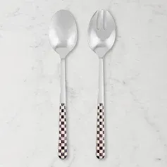 Courtly Check Salad Servers