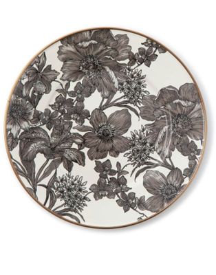 Sterling English Garden Enamel Salad/Dessert Plate