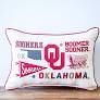 Oklahoma Collegiate Cluster Pillow