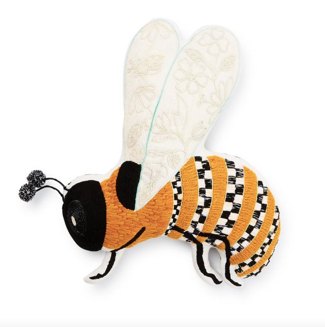 Bee Shaped Throw Pillow