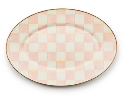 Rosy Check Small Oval Platter