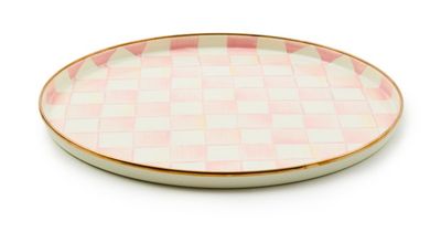 Rosy Check Round Tray