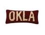 Oklahoma Red &amp; White Pillow #30TG495C05OB