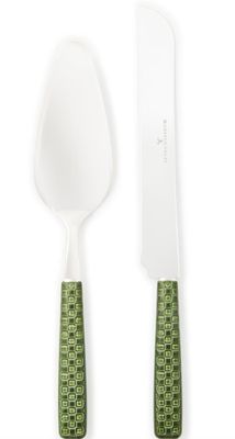 Everyday Green Cake Serving Set