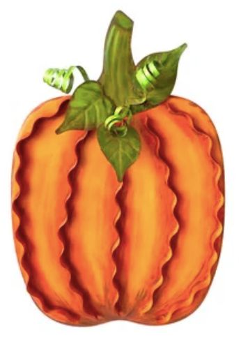 Ribbion Pumpkin - Large #F25083