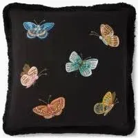RP Black Multi Pillow 18X18