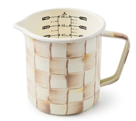 Mocha Check 7 Cup Measuring Cup