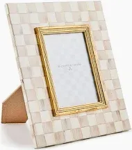Mocha Check 4x6 Frame
