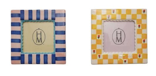 5.75" Sq Stoneware Photo Frame