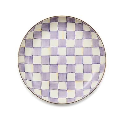 Violet Check Abundant Bowl