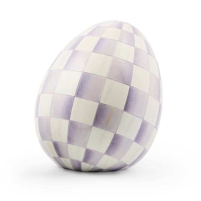 Violet Check Small Egg