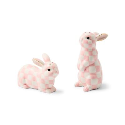 Rosy Check Bunny Salt &amp; Pepper Set