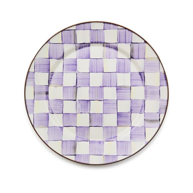 Violet Check Charger/Plate