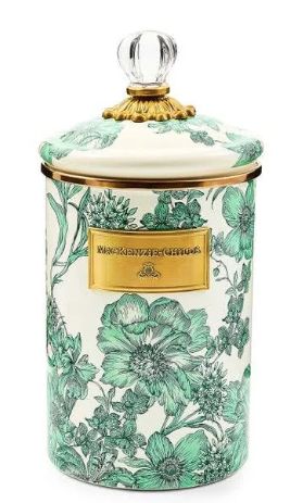 Emerald English Garden Large Canister