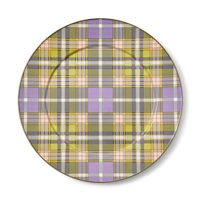 Tartan Violet Serving Platter