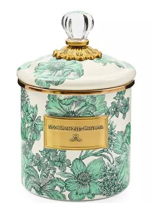 Emerald English Garden Small Canister