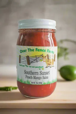 Southern Sunset Peach &amp; Mango Salsa