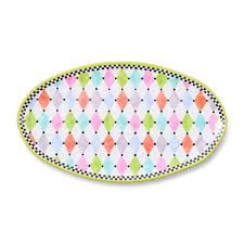 Palm Springs Melamine Oval Platter
