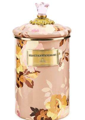 Wild Rose Mauve Large Canister