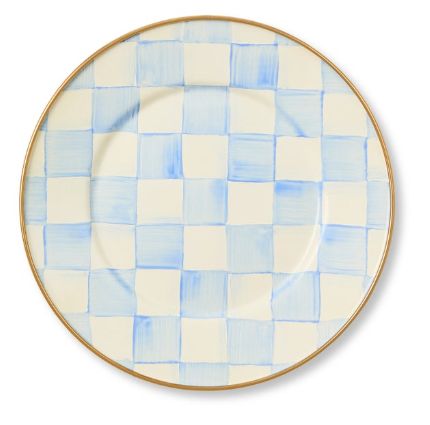 Sky Check Salad/Dessert Plate