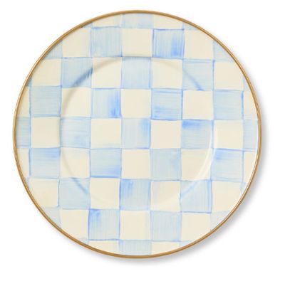 Sky Check Salad/Dessert Plate