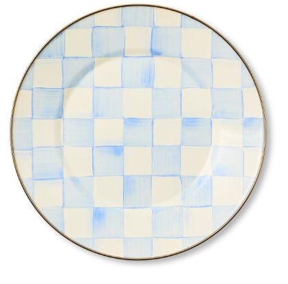 Sky Check Dinner Plate