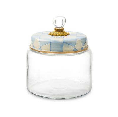 Sky Check Medium Kitchen Canister