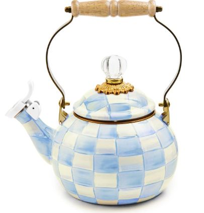 Sky Check Whistling Tea Kettle