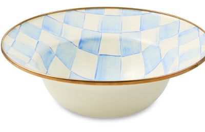 Sky Check Serving Bowl