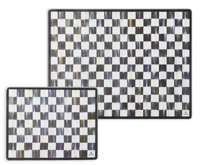 Courtly Check Glass Cutting Boards - Set of 2