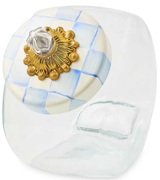 Sweets Jar w/ Sky Check Lid