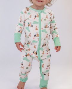 Barks &amp; Birdies LS Zip PJ