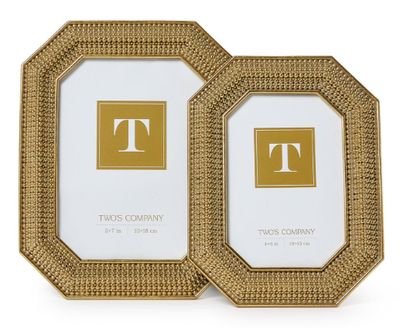 Gold Beaded Photo Frame