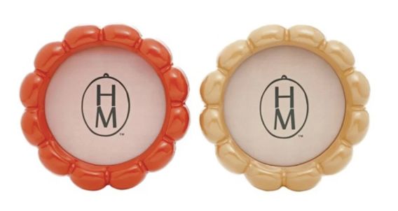 Round Resin Scalloped Photo Frame