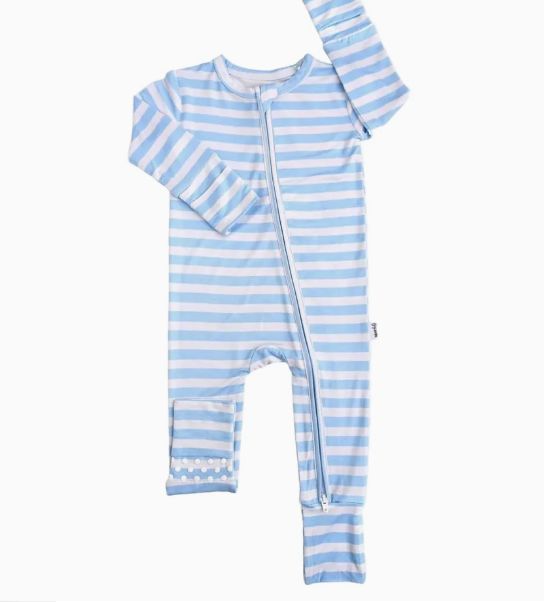 Hudson - ZIP Bamboo striped