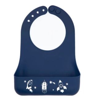 Little bite bib - outer space
