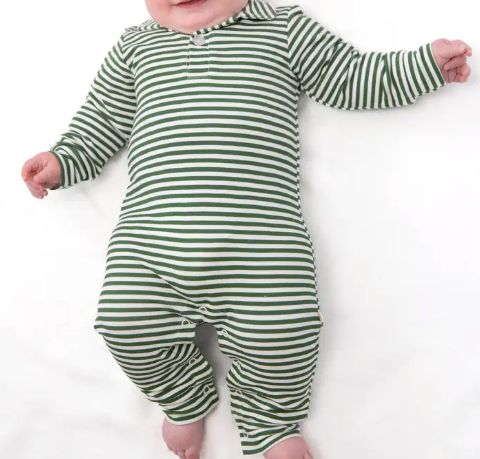 green stripes- sweatshirt