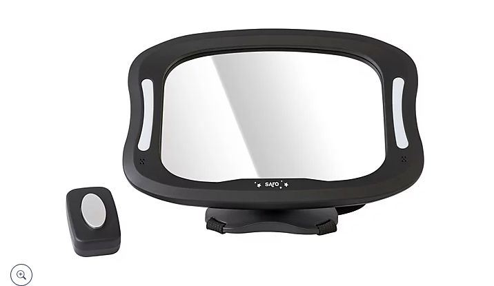 360 baby safety mirror w/ light - SARO SAFETY