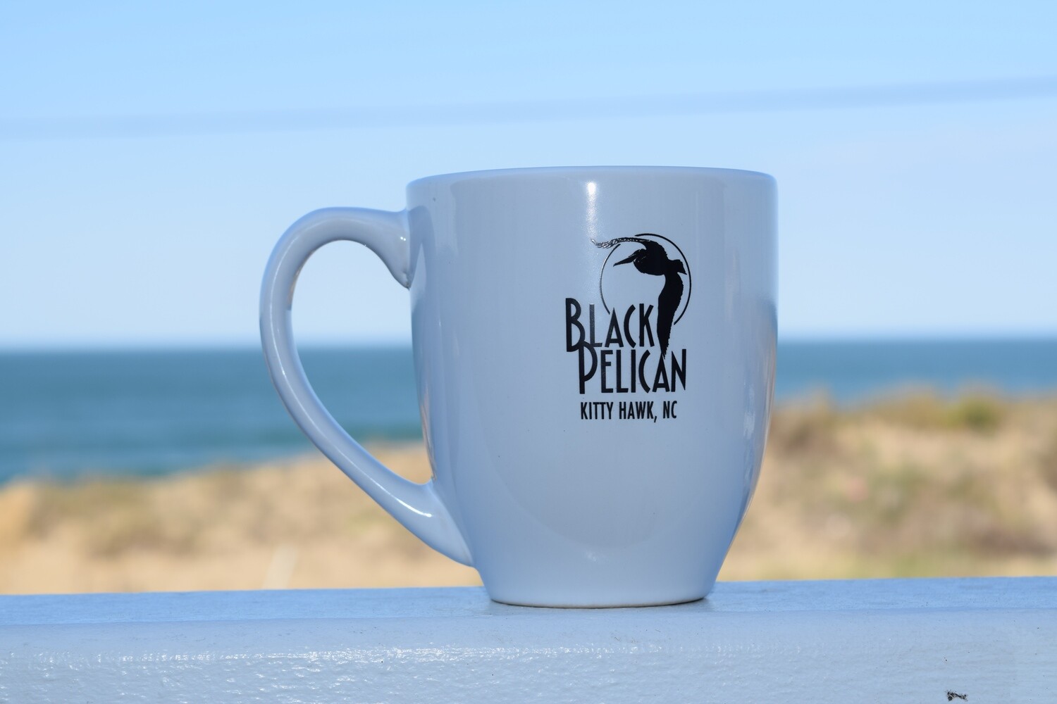 Black Pelican Coffee Mug- 12oz