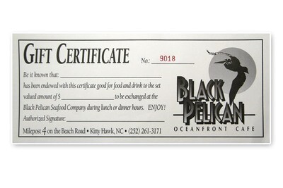 Black Pelican Gift Certificate
